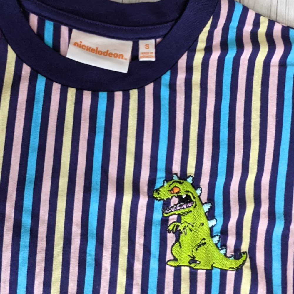 Nickelodeon Men's Short Sleeve Tee Reptar - Picture 2 of 3
